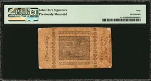 image for: NJ-172. New Jersey. February 20, 1776. 15 Shillings. PMG Extremely Fine 40.