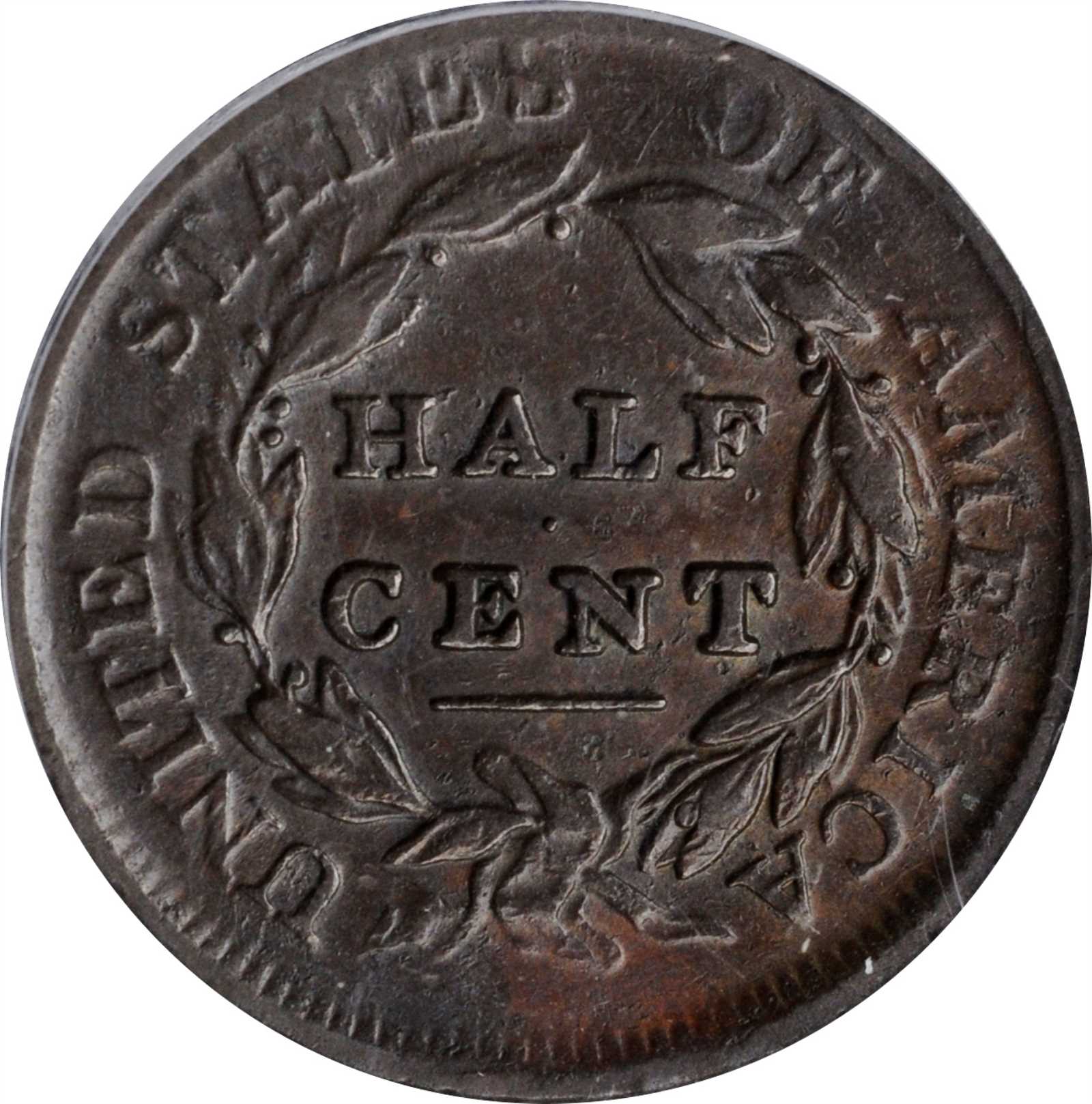 image for: 1809 Classic Head Half Cent. C-3. Rarity-1. VF-25 (ANACS).