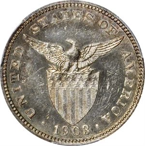 image for: 1903 Twenty Centavos. Proof-62 (PCGS).