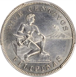 image for: 1903 Five Centavos. Proof-63 (PCGS).
