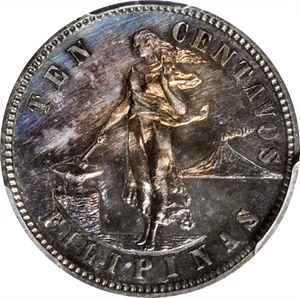 image for: 1903 Ten Centavos. Proof-62 (PCGS).
