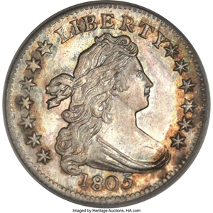 image for: 1805 10C 4 Berries MS66 PCGS. CAC. JR-2, R.2....