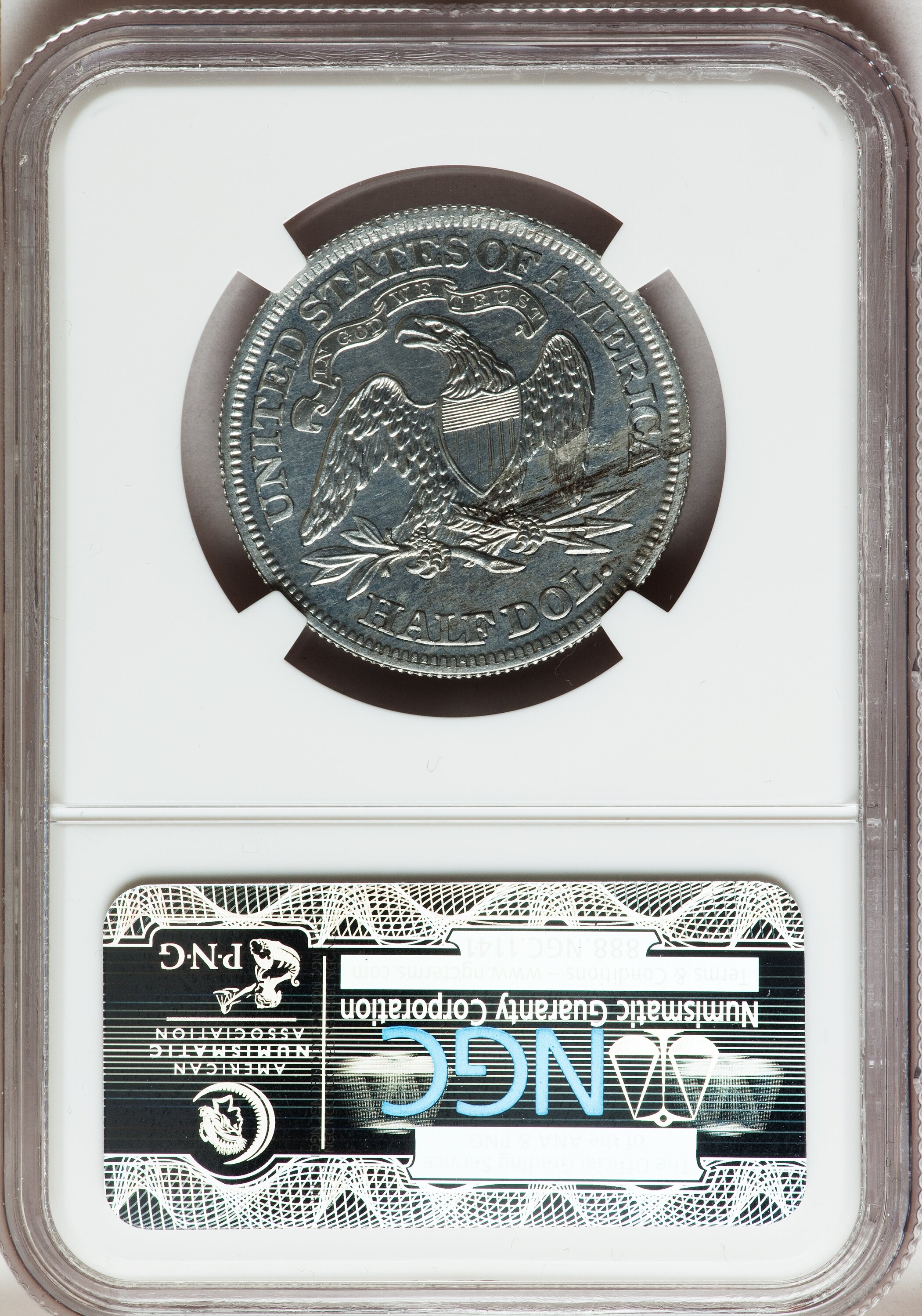 image for: 1863 50C Half Dollar, Judd-344, Pollock-416, High R.7, PR63 NGC....