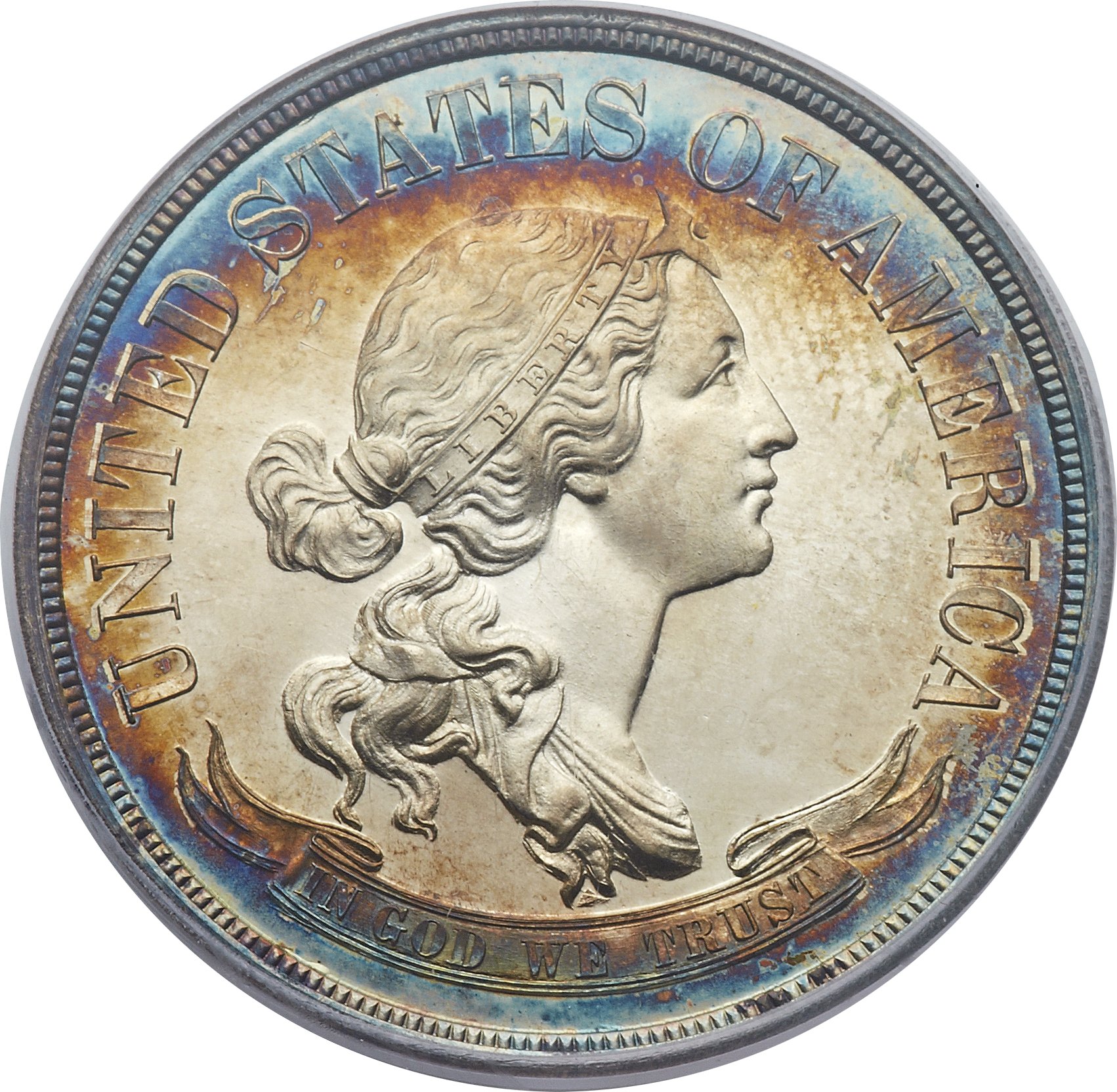 image for: 1870 50C Standard Silver Half, Judd-988, Pollock-1117, High R.7 PR66 Cameo PCGS. CAC....
