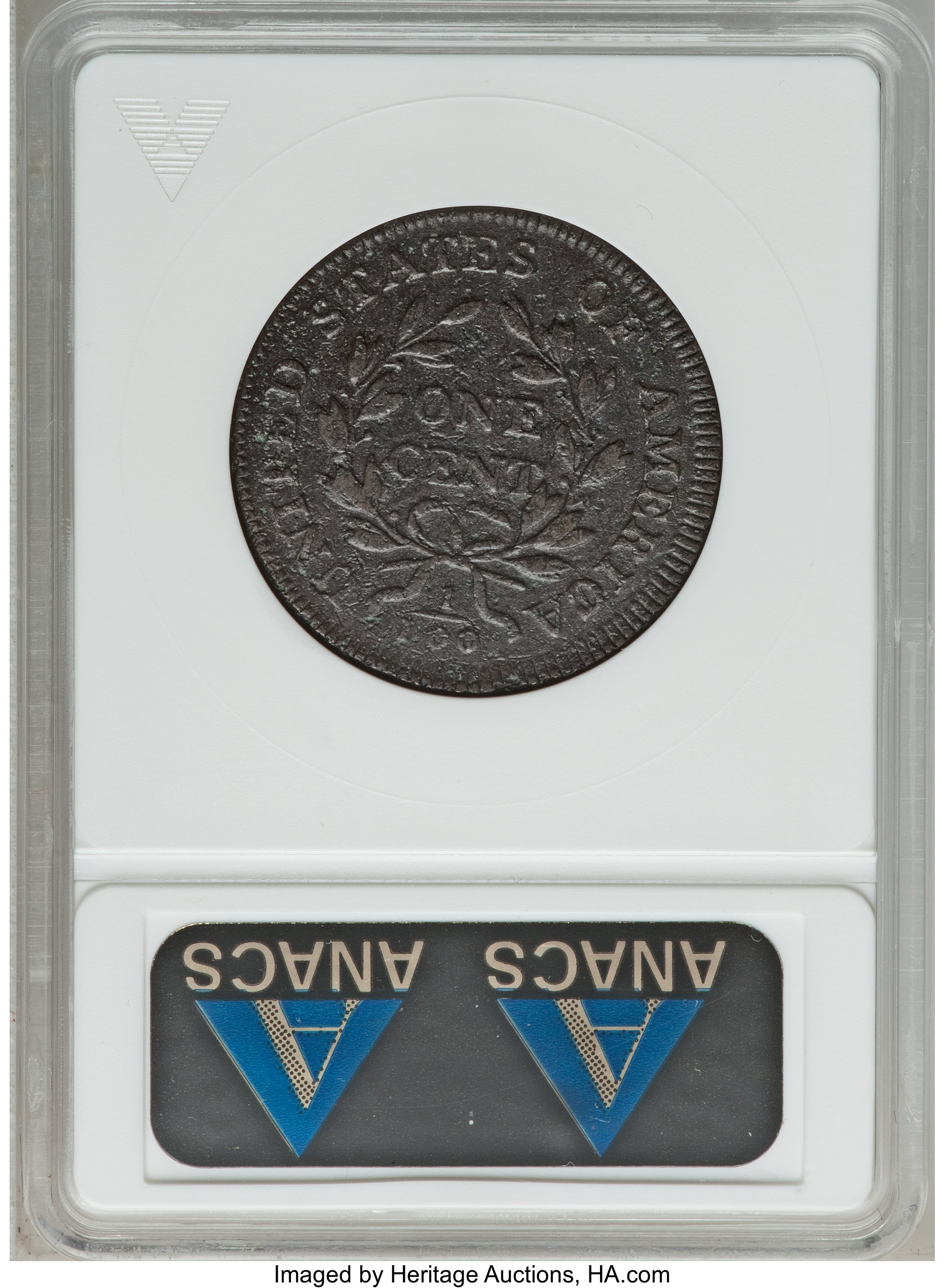 image for: 1798 1C First Hair Style, S-157, B-15, R.2 -- Corroded -- ANACS. XF40 Details.  NGC Census: (0/0). PCGS Population (1/4).  ...