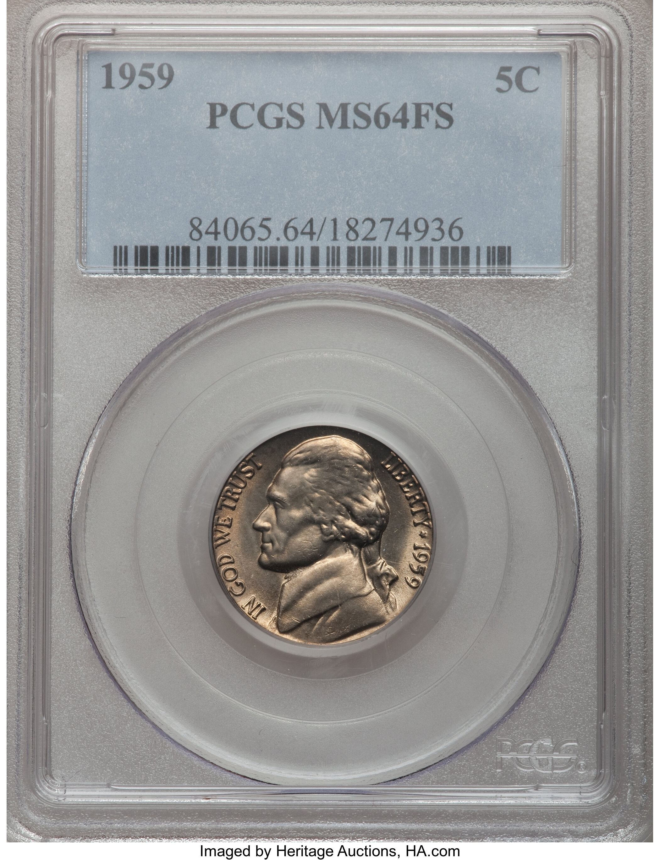 1950-D 5c MS FS MS64 FS thumbnail 6