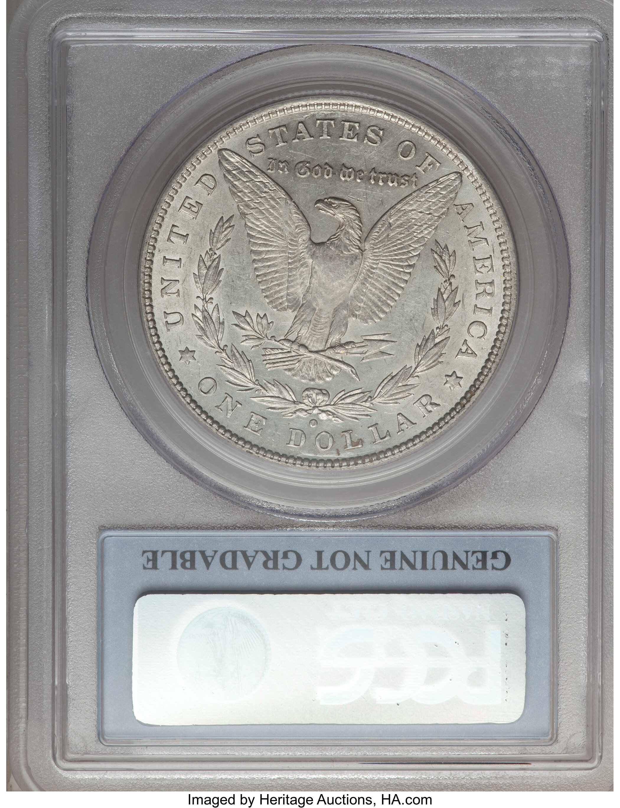 1880/79-O $1 VG10 CAC thumbnail 4