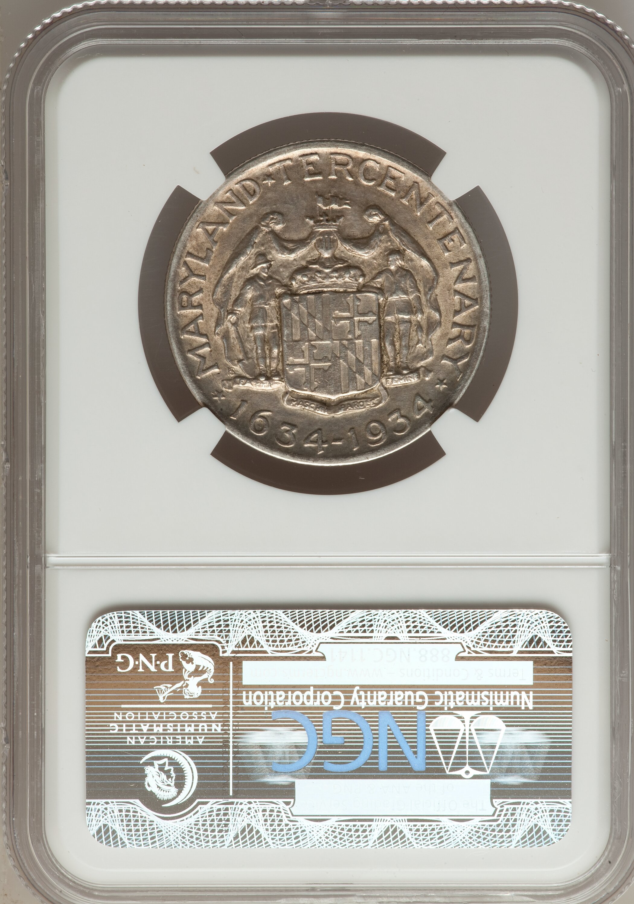 1934 50c Maryland AU55 thumbnail 4