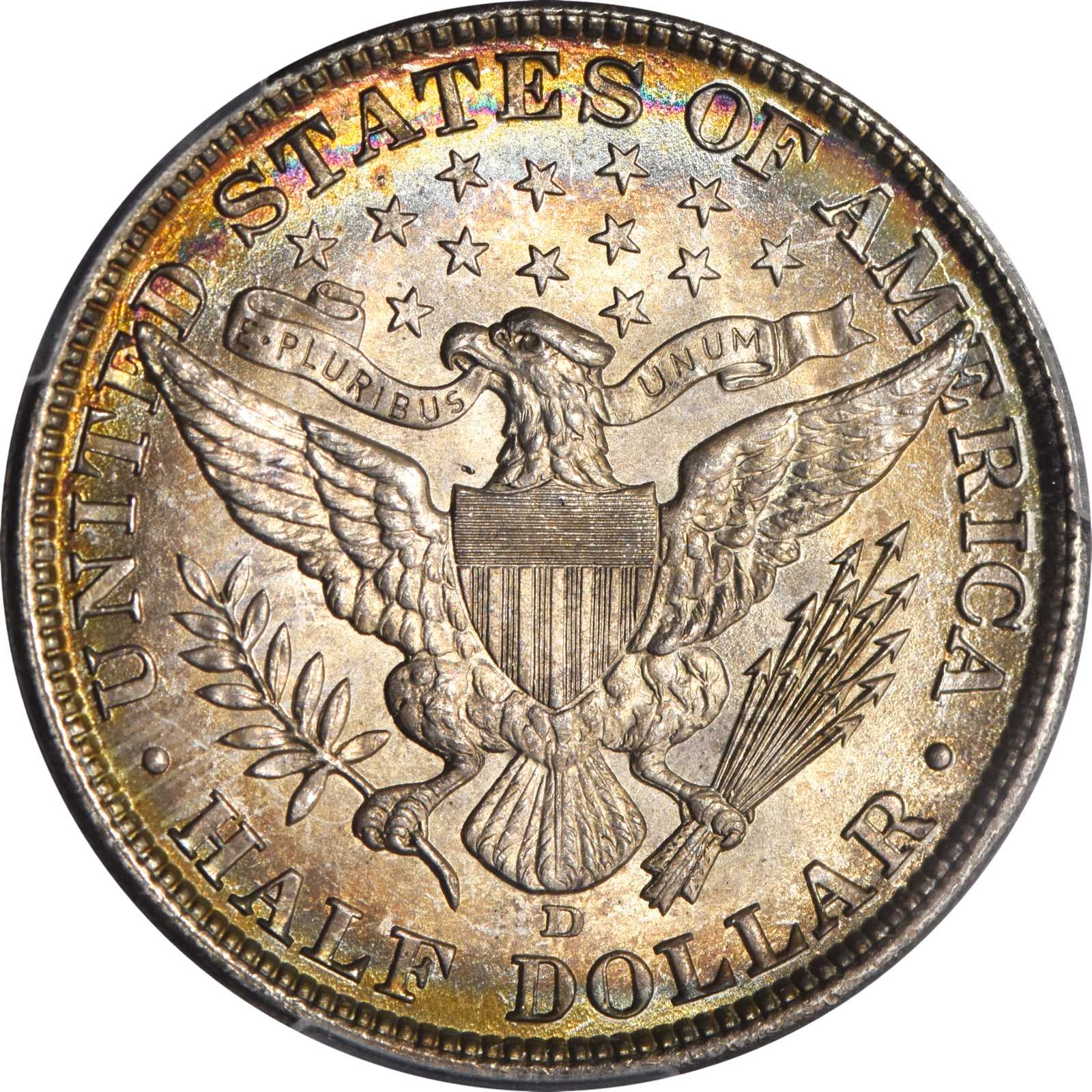 1907-D 50c MS67 thumbnail 2