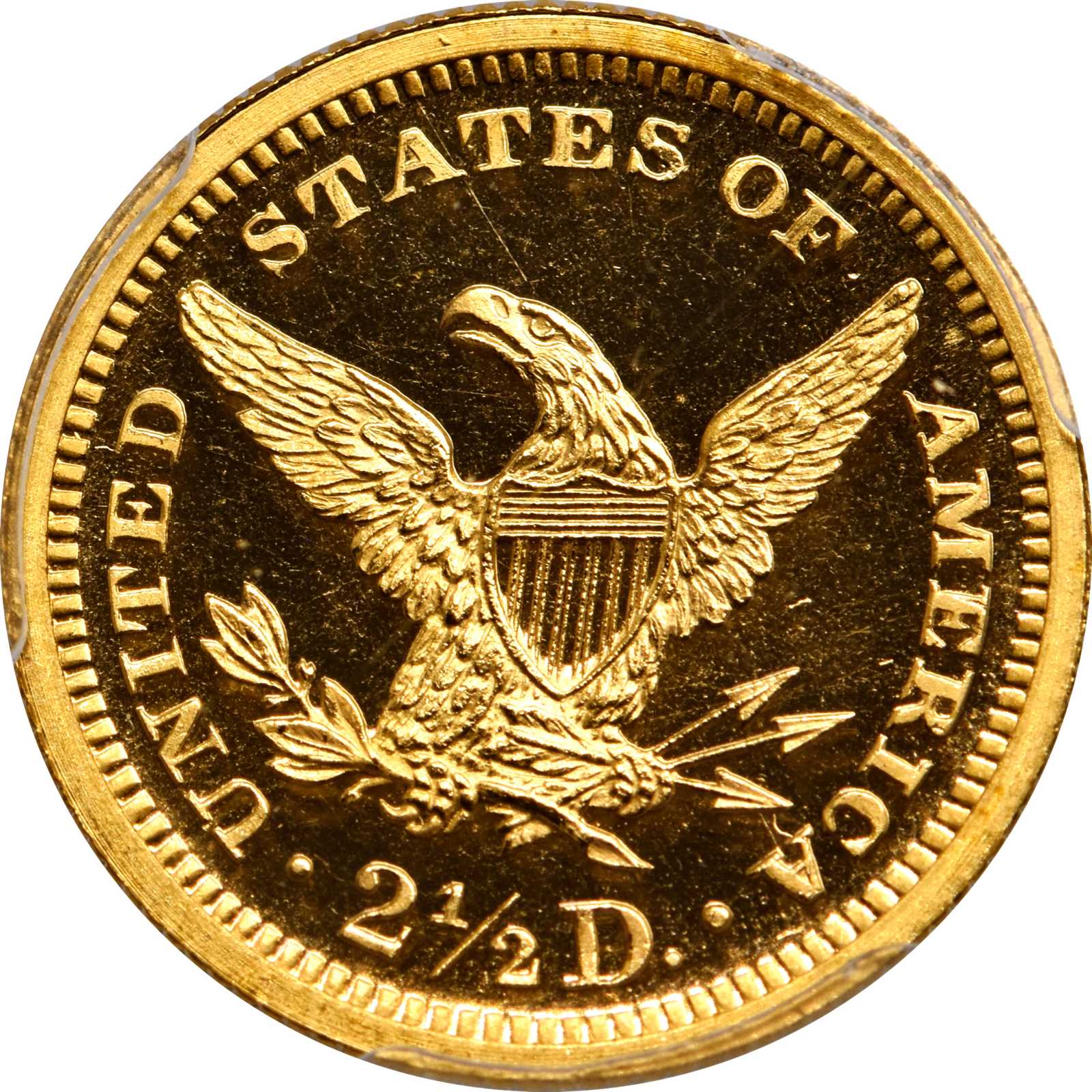 image for: 1870 Liberty Head Quarter Eagle. JD-1. Rarity-7- as a Proof. Proof-66 Deep Cameo (PCGS).