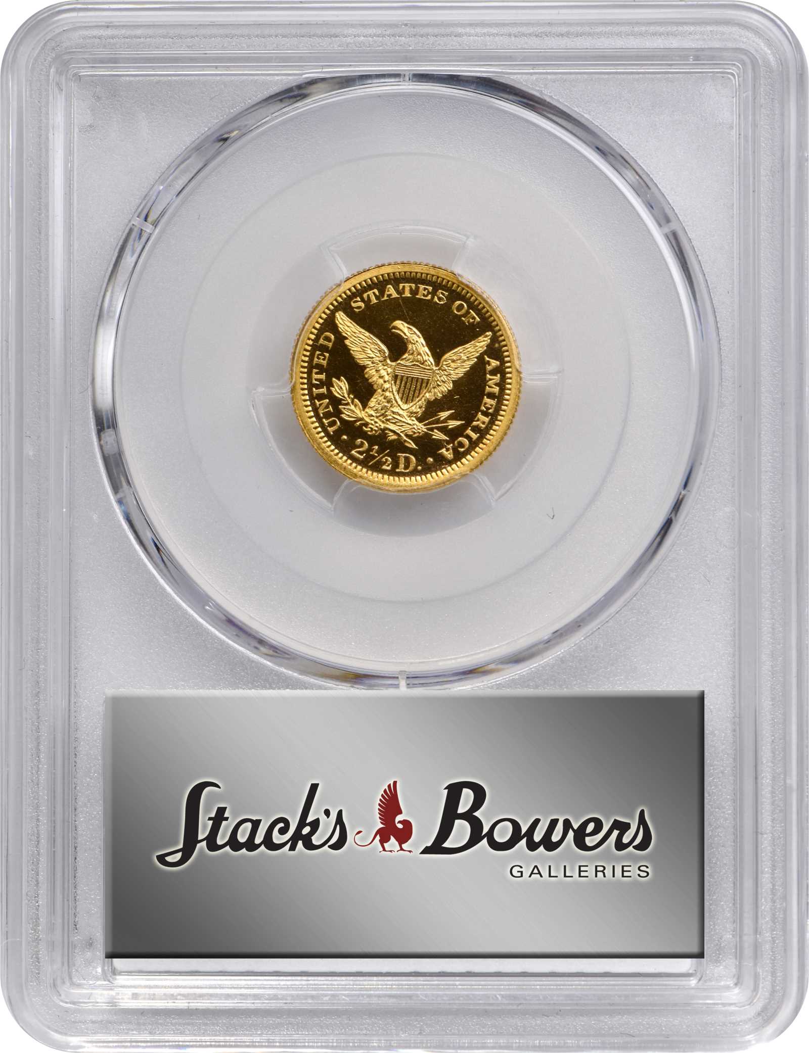 image for: 1870 Liberty Head Quarter Eagle. JD-1. Rarity-7- as a Proof. Proof-66 Deep Cameo (PCGS).