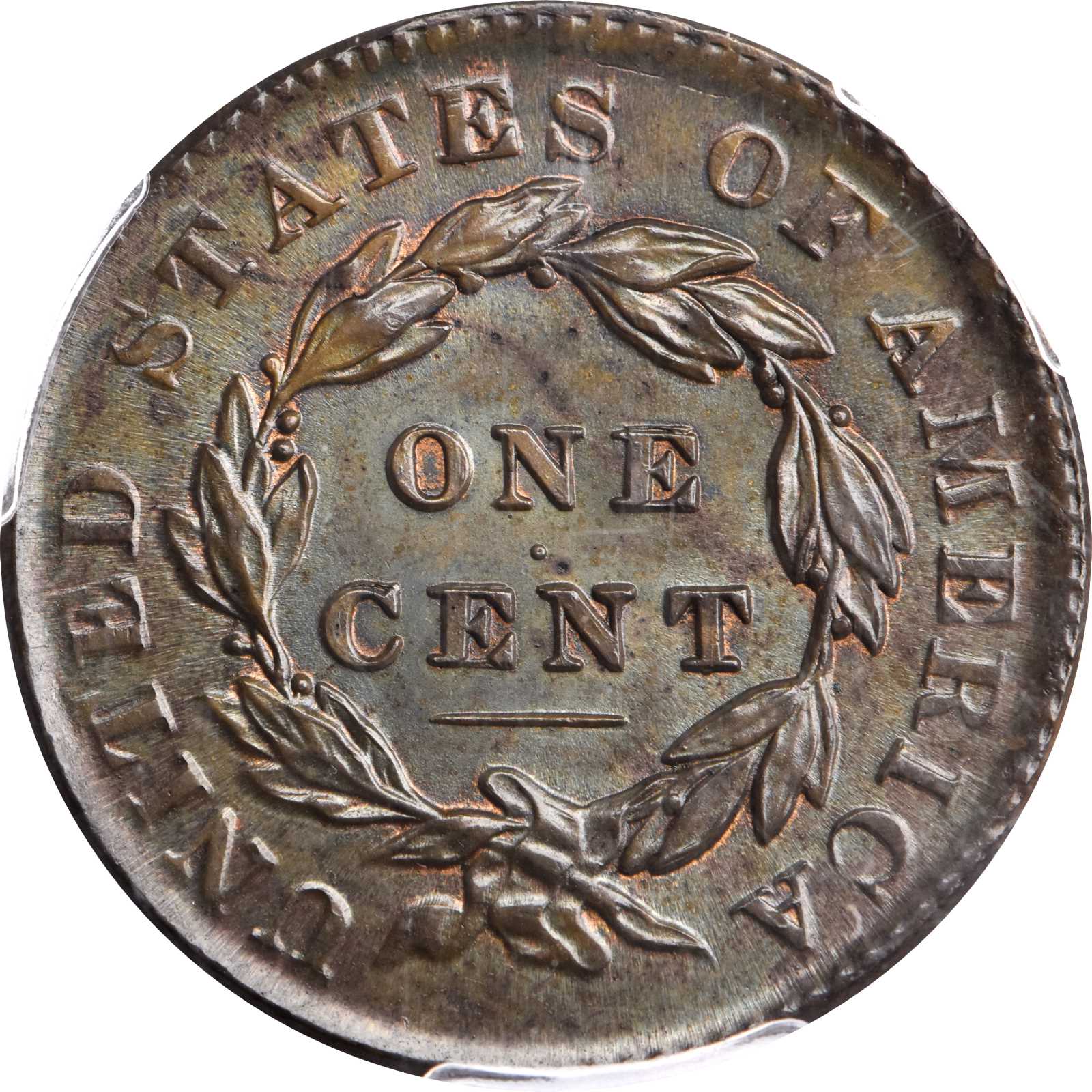 image for: 1833 Matron Head Cent. N-3. Rarity-1. MS-64 BN (PCGS).