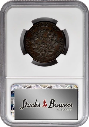 image for: 1802 Draped Bust Cent. S-225. Rarity-2. EF-40 BN (NGC).
