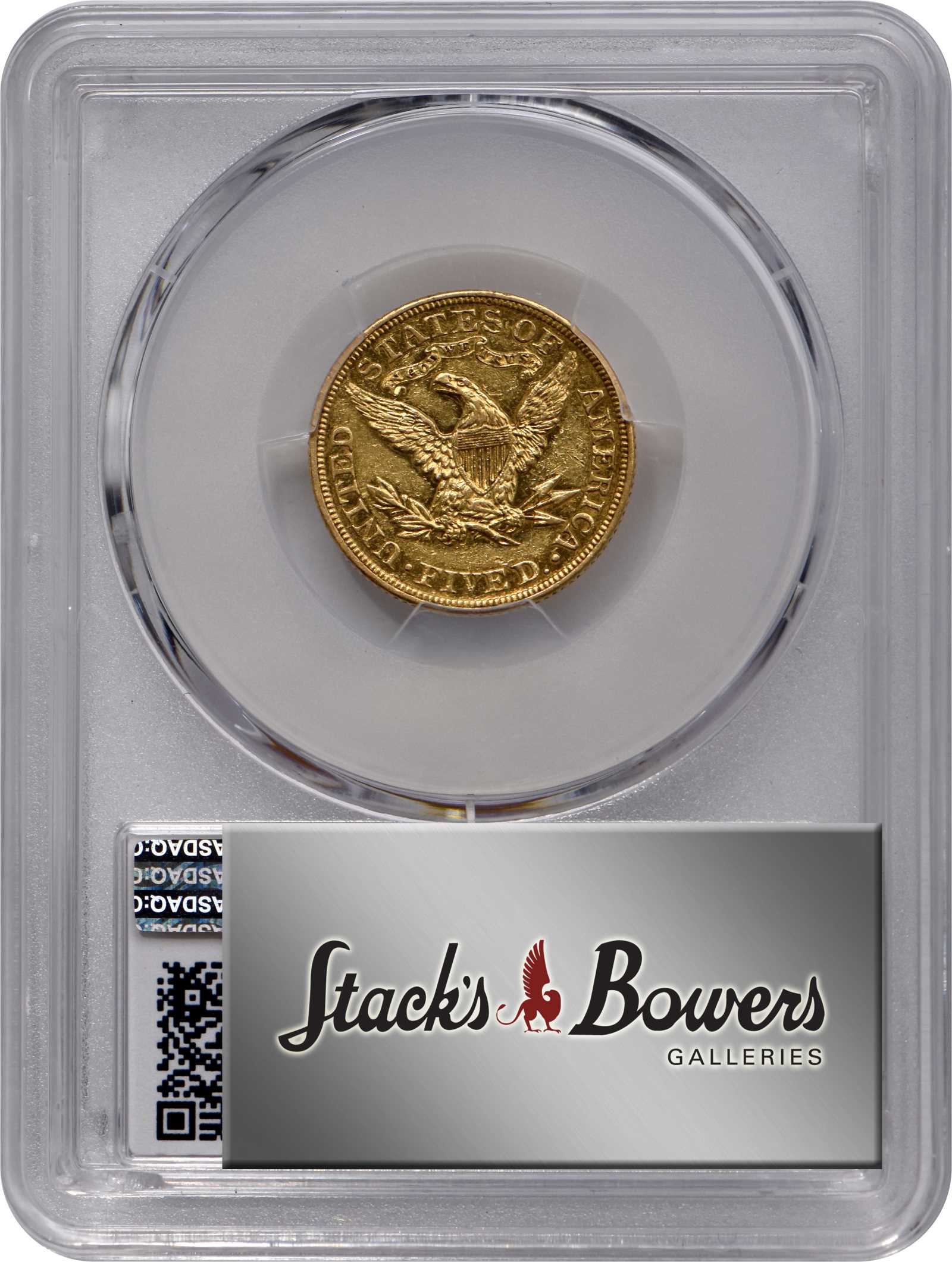 image for: 1907 Liberty Head Half Eagle. JD-1, the only known dies. Rarity-5-. Proof-55 (PCGS). CAC.