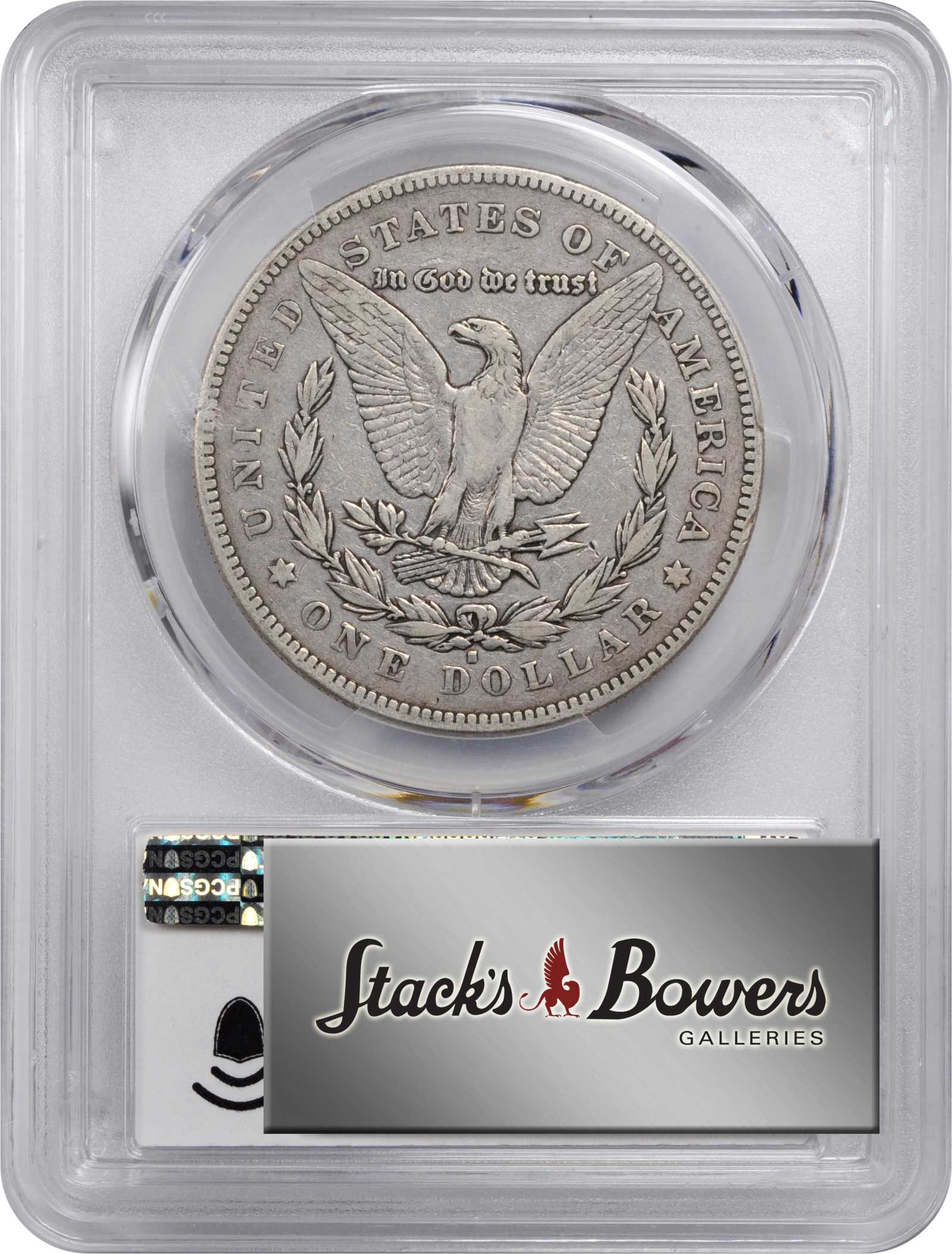 image for: 1878-S Morgan Silver Dollar. VAM-62. Top 100 Variety. Long Arrow Shaft. VF-20 (PCGS).