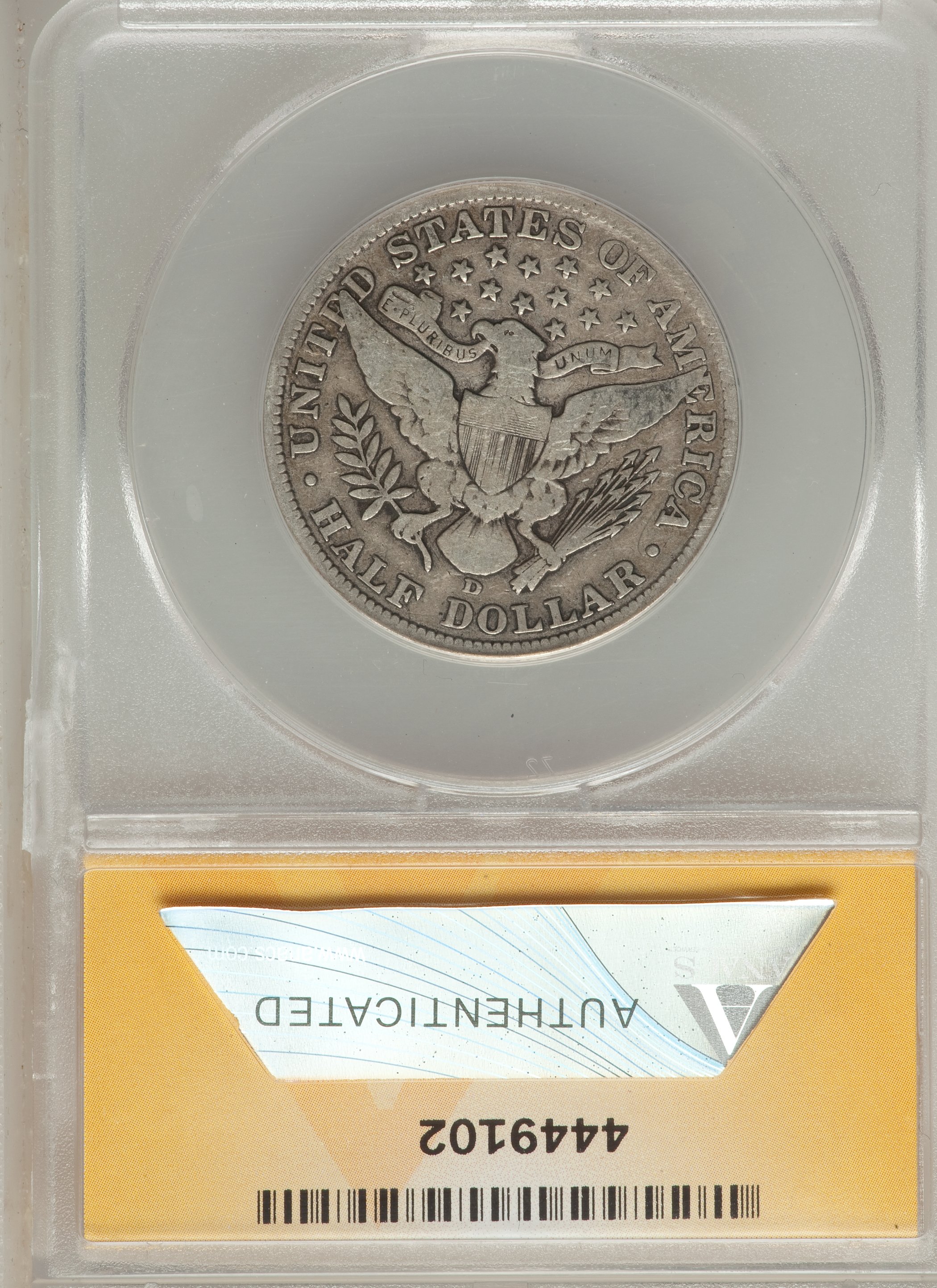 1908-D 50c AG3 thumbnail 6