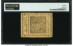 image for: Continental Currency July 22, 1776 $4 PMG Choice About Unc 58....