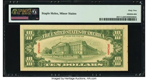 image for: Fr. 2017-C $10 1963A Specimen Federal Reserve Note. PMG Uncirculated 62....