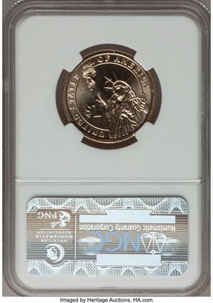 image for: 2010-P $1 Abraham Lincoln Brilliant Uncirculated NGC. NGC Census: (0/0). PCGS Population (0/0). (#417280)...