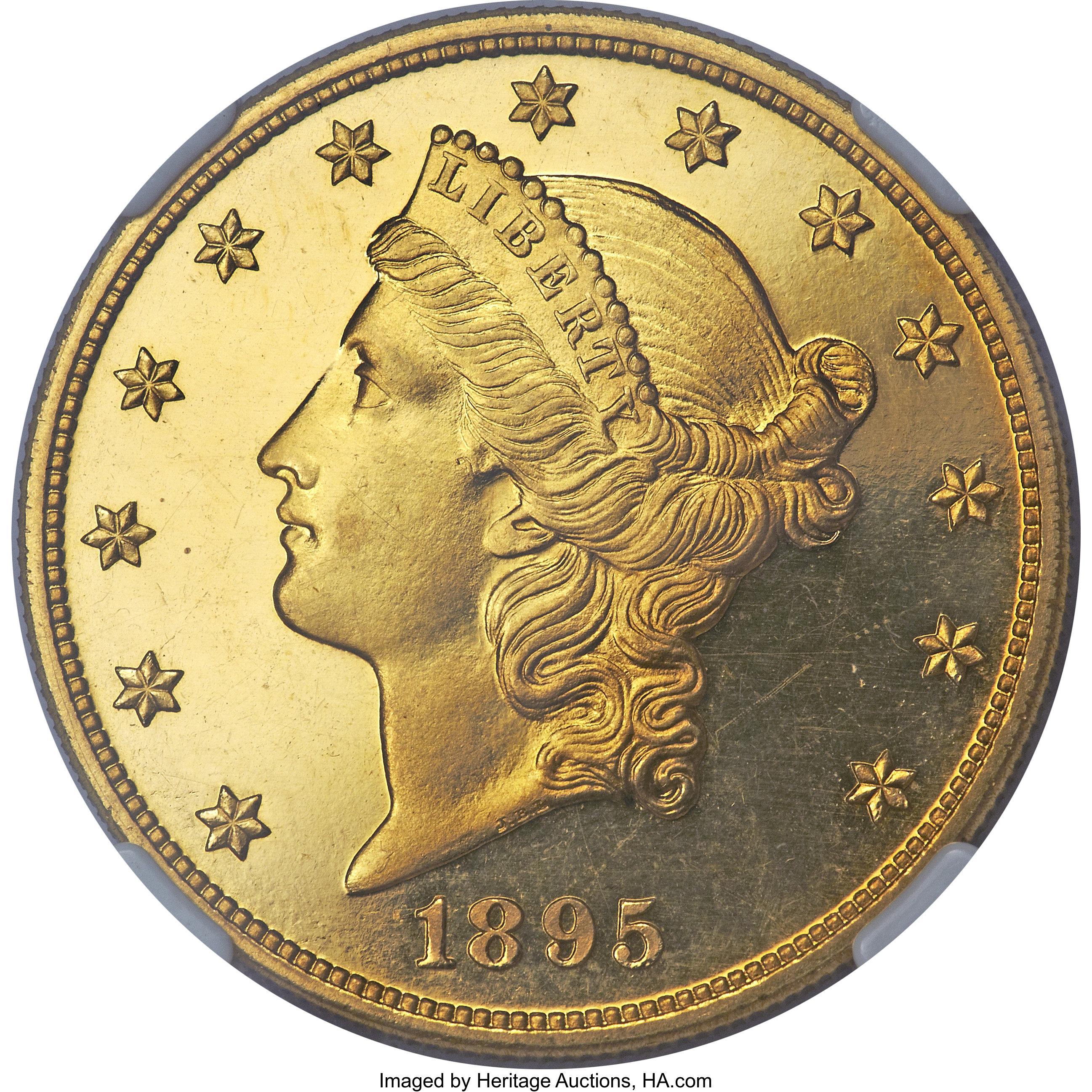 image for: 1895 $20 PR65 Cameo NGC....