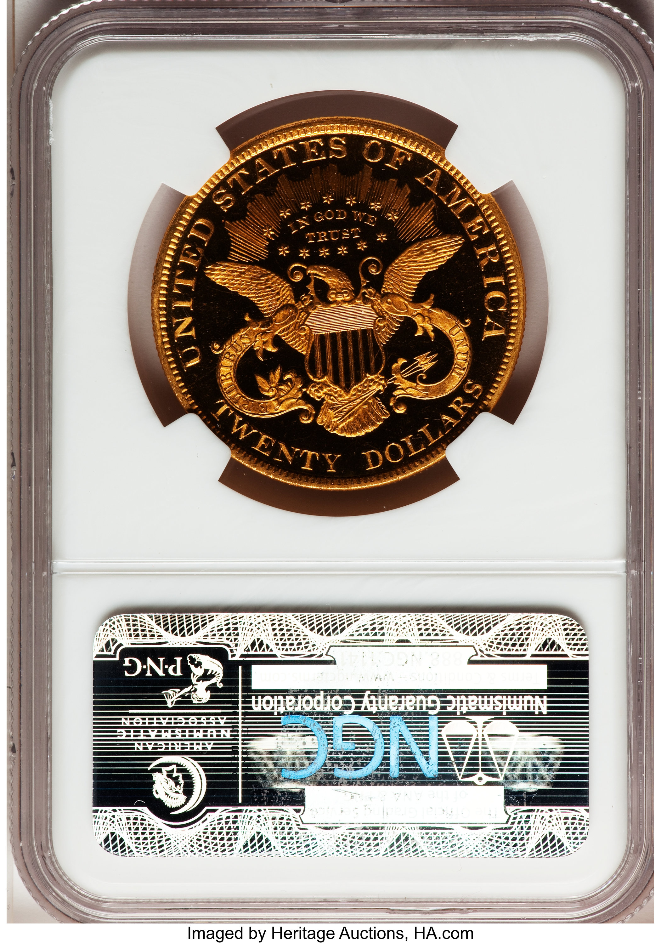 image for: 1895 $20 PR65 Cameo NGC....