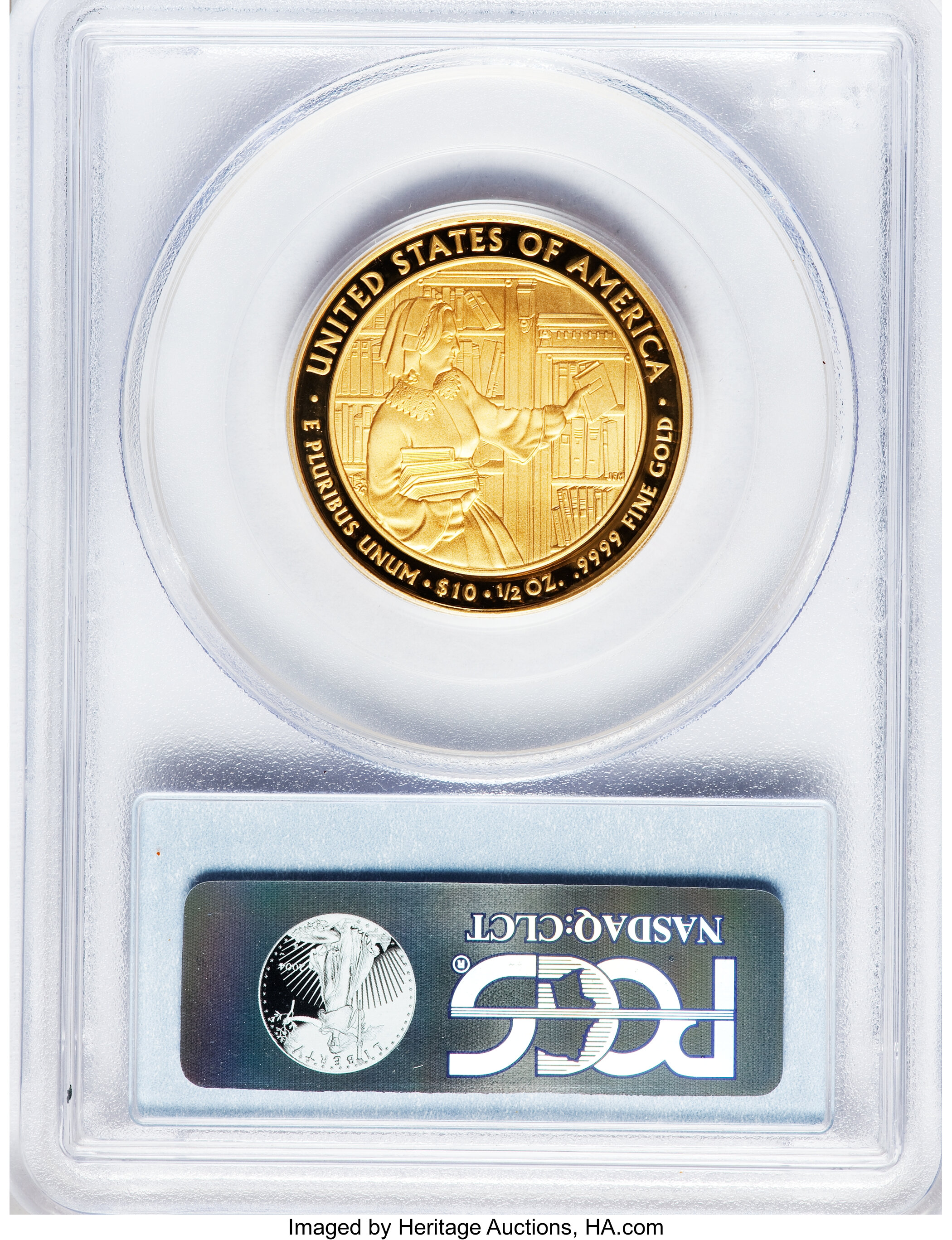 image for: 2010-W $10 Fillmore PR69 Deep Cameo PCGS. PCGS Population (126/72). NGC Census: (0/0).  Numismedia Wsl. Price for problem f...