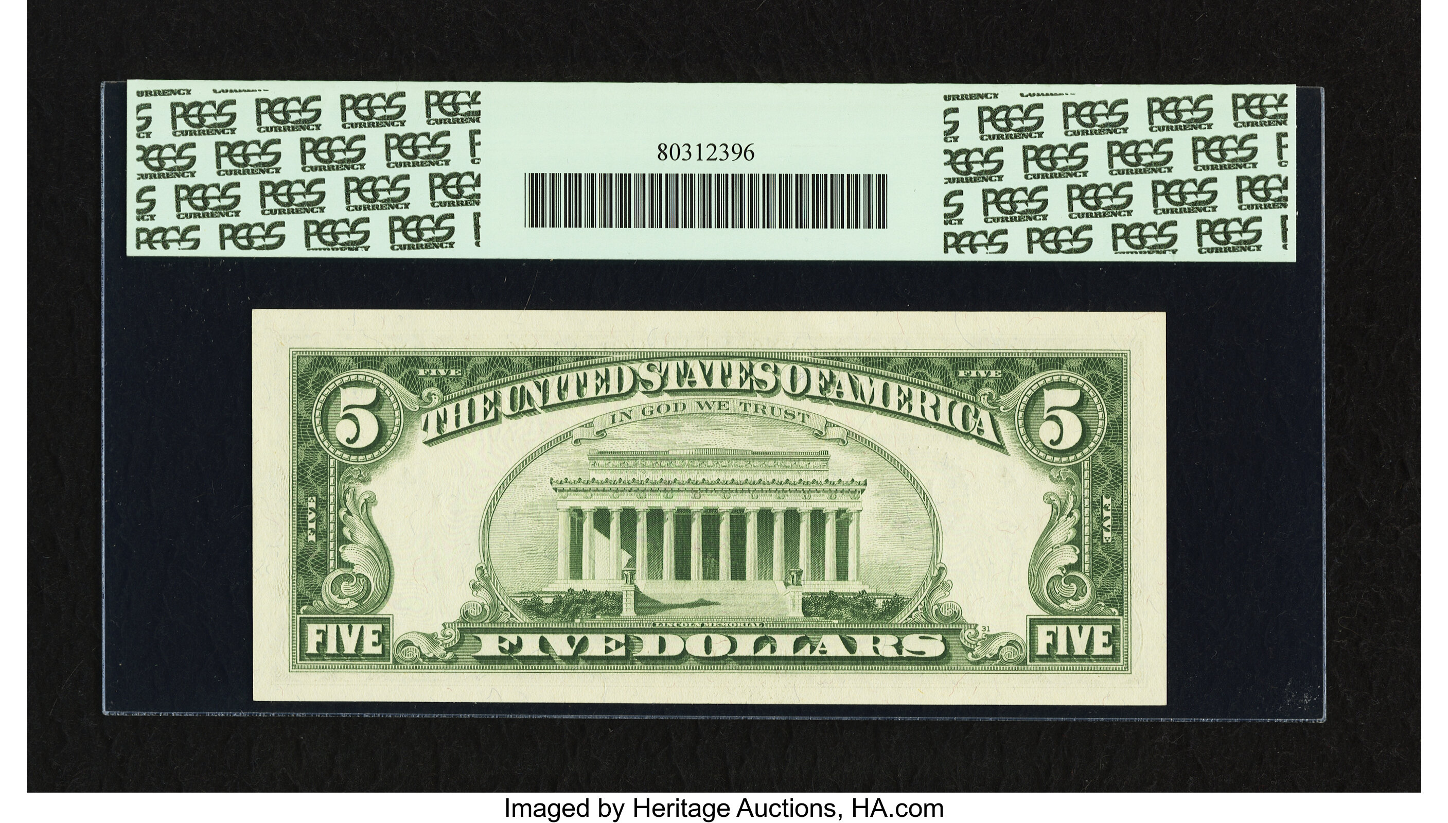 image for: Fr. 1968-D $5 1963A Federal Reserve Note. PCGS Gem New 66PPQ....