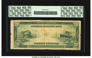 image for: Fr. 1005 $20 1914 Federal Reserve Note PCGS Apparent Fine 12....