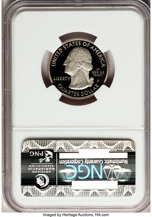 image for: 2010-S 25C Yellowstone National Park Clad PR69 Ultra Cameo NGC. NGC Census: (0/0). PCGS Population (954/311). (#418831)...