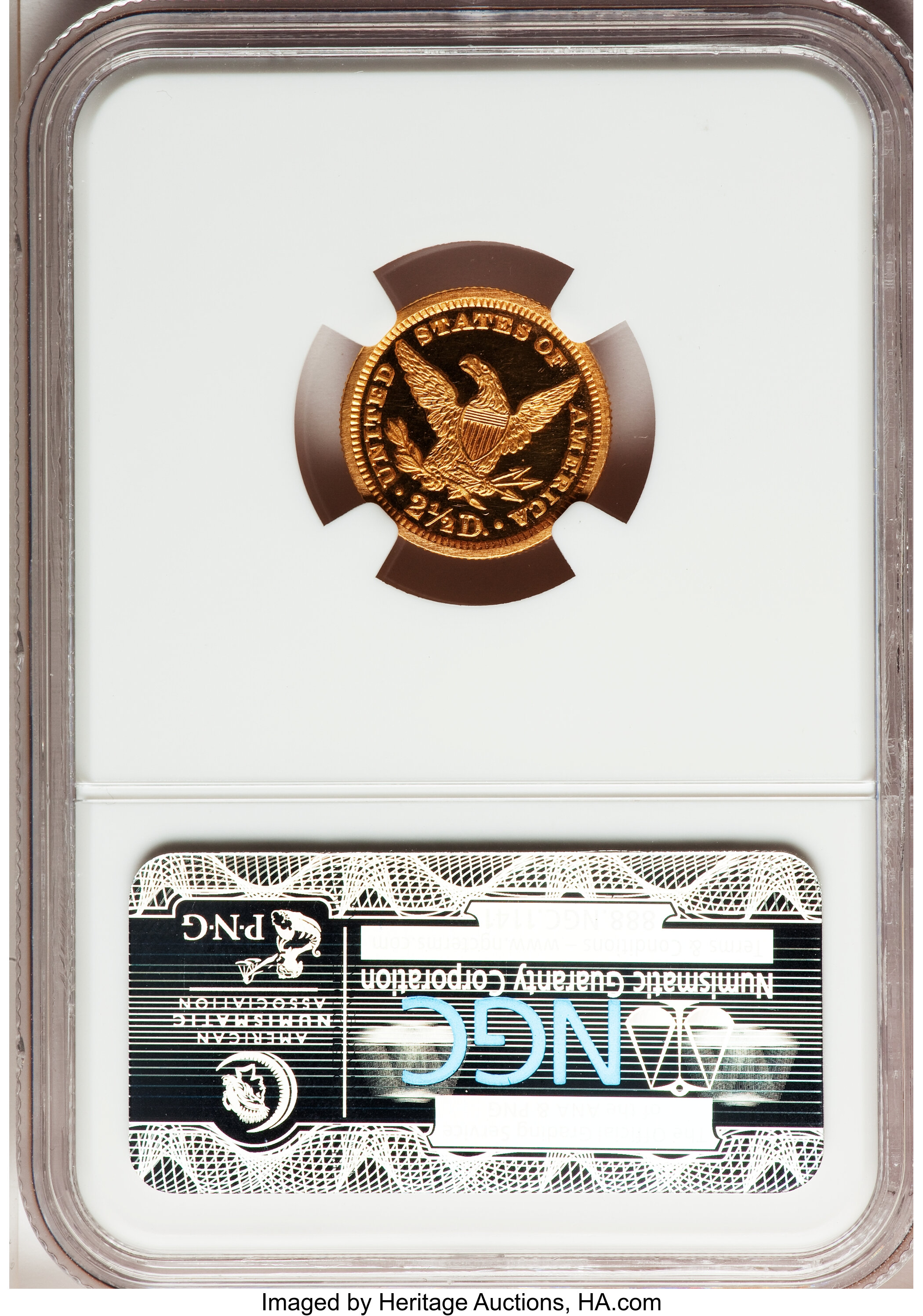 image for: 1887 $2 1/2 PR64 Cameo NGC....