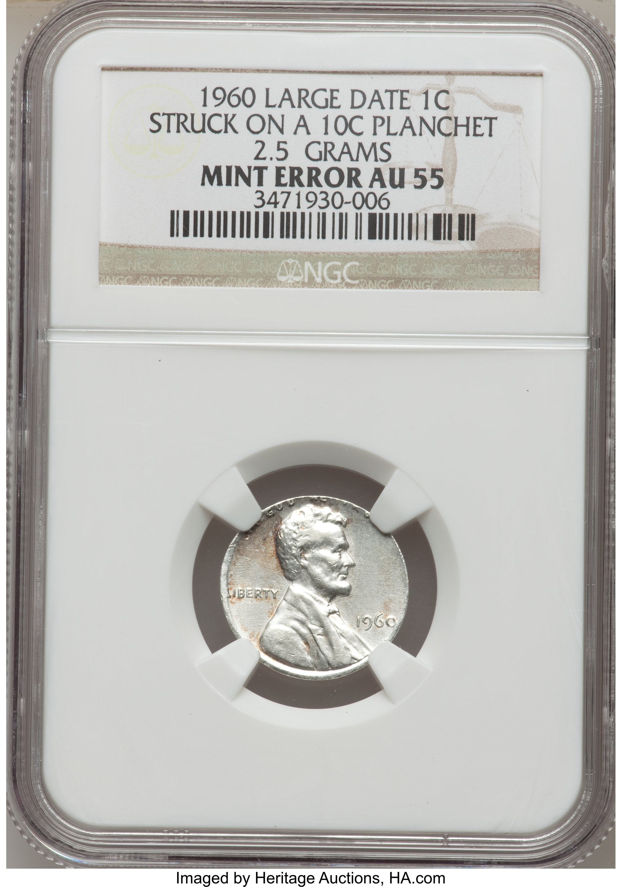 1960 1c Large Date MS BN thumbnail 19