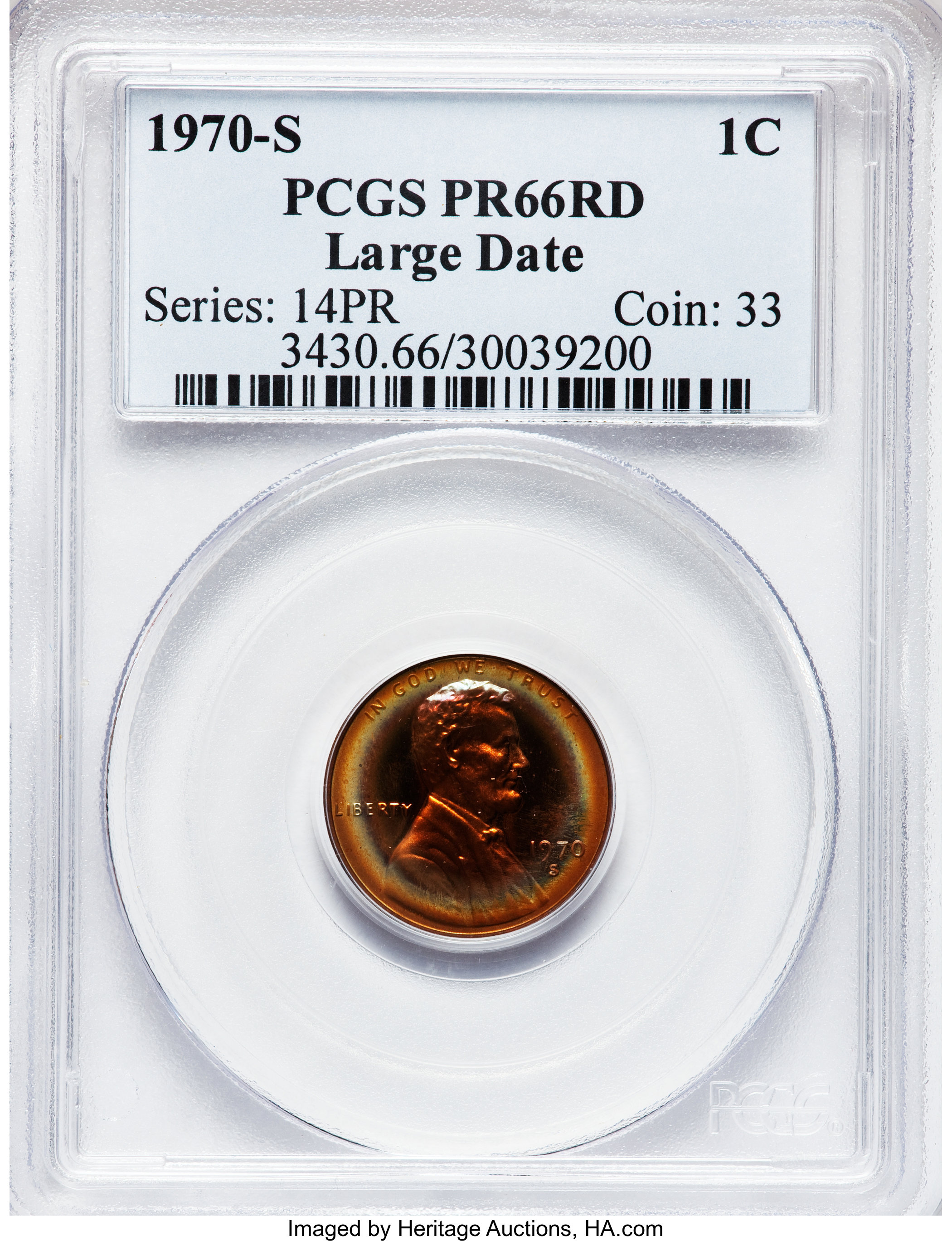 1970-S 1c Large Date PR RD thumbnail 20