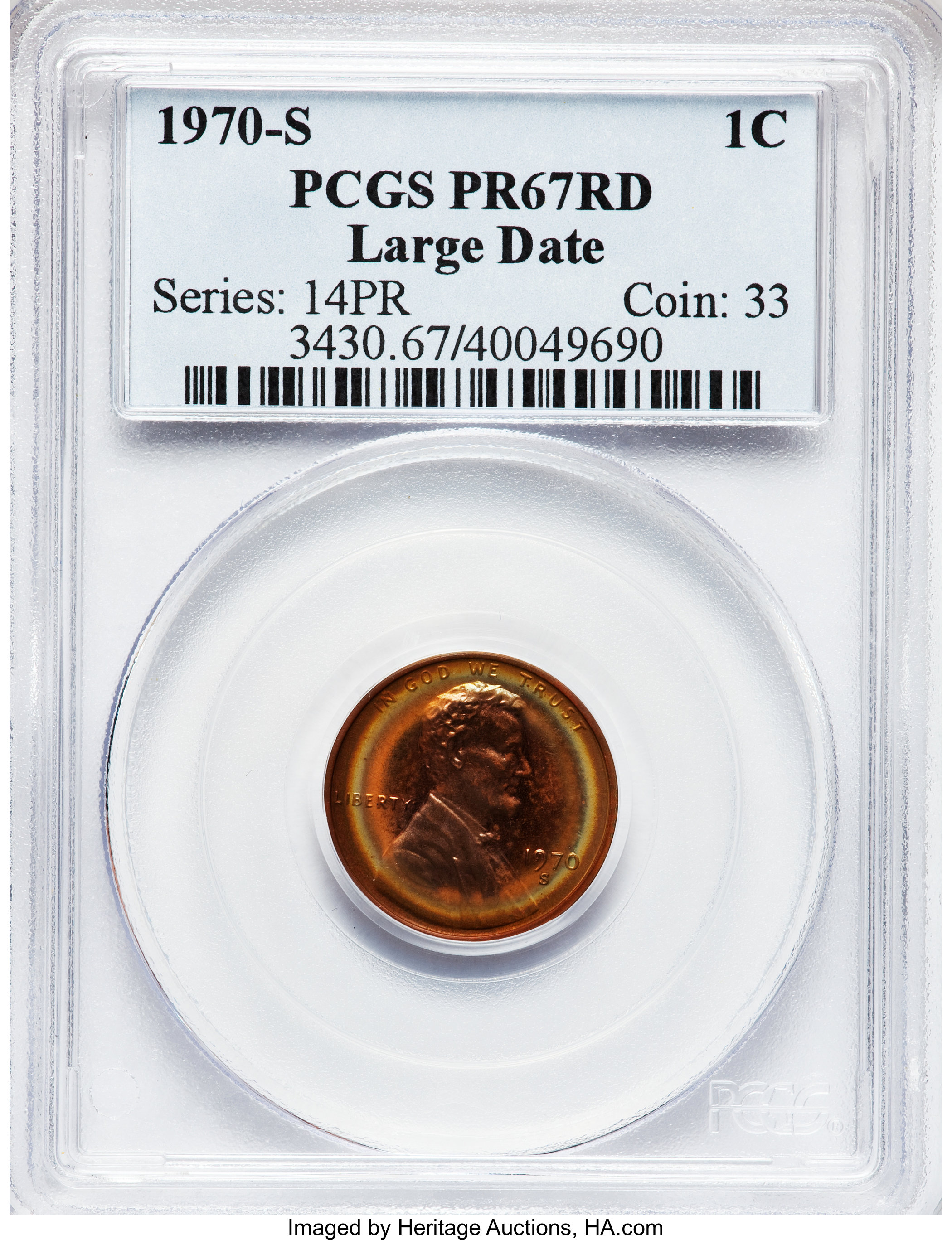 1970-S 1c Large Date PR RD thumbnail 16