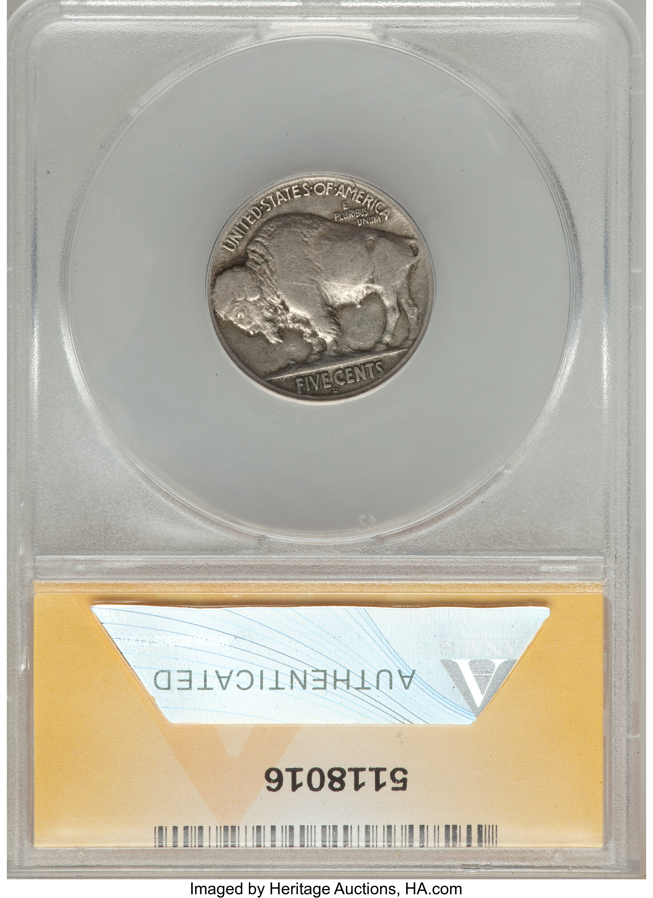 1918-D 5c AG3 CAC thumbnail 14