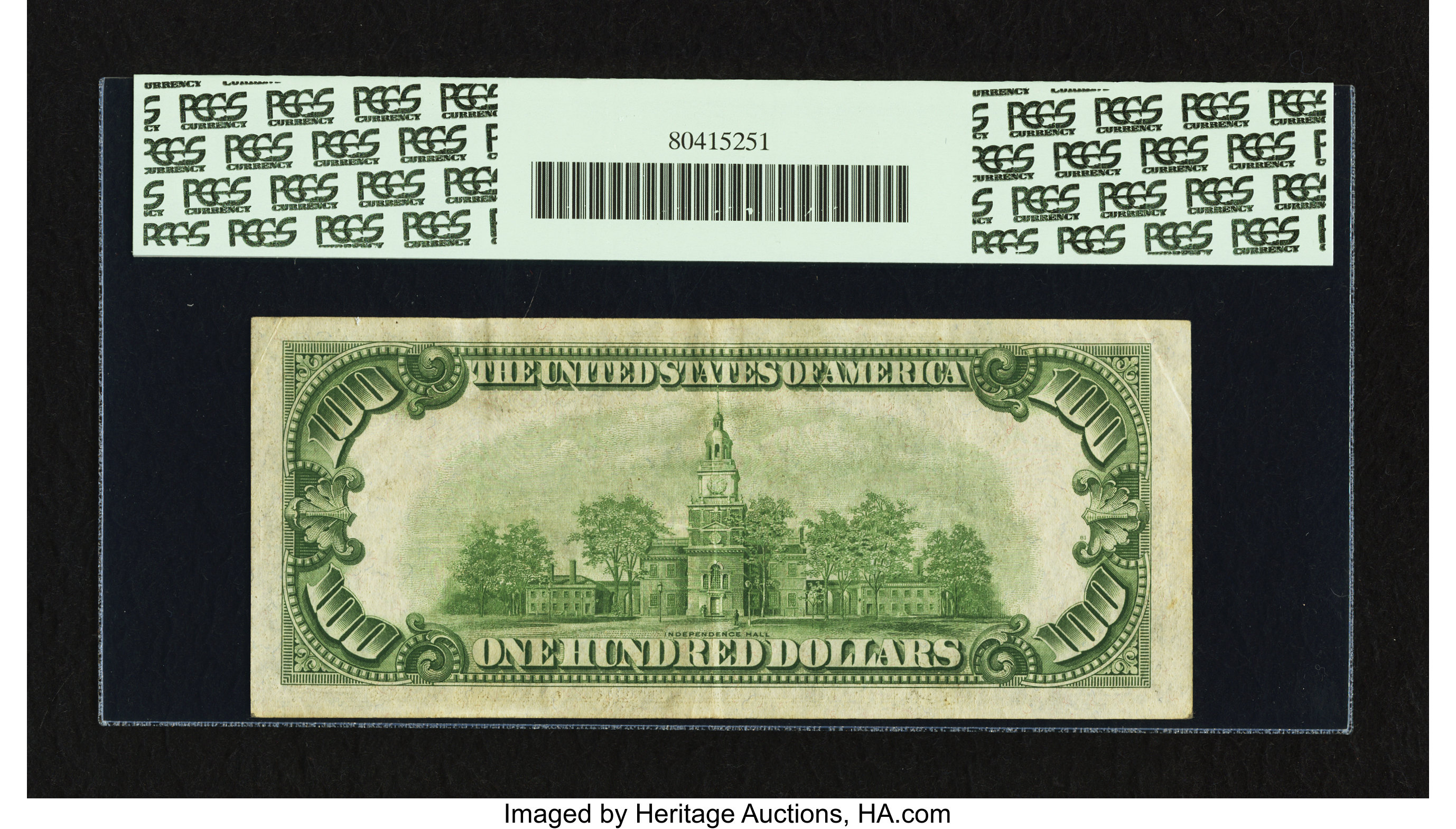 image for: Fr. 2153-B* $100 1934A Mule Federal Reserve Star Note. PCGS Very Fine 35PPQ....