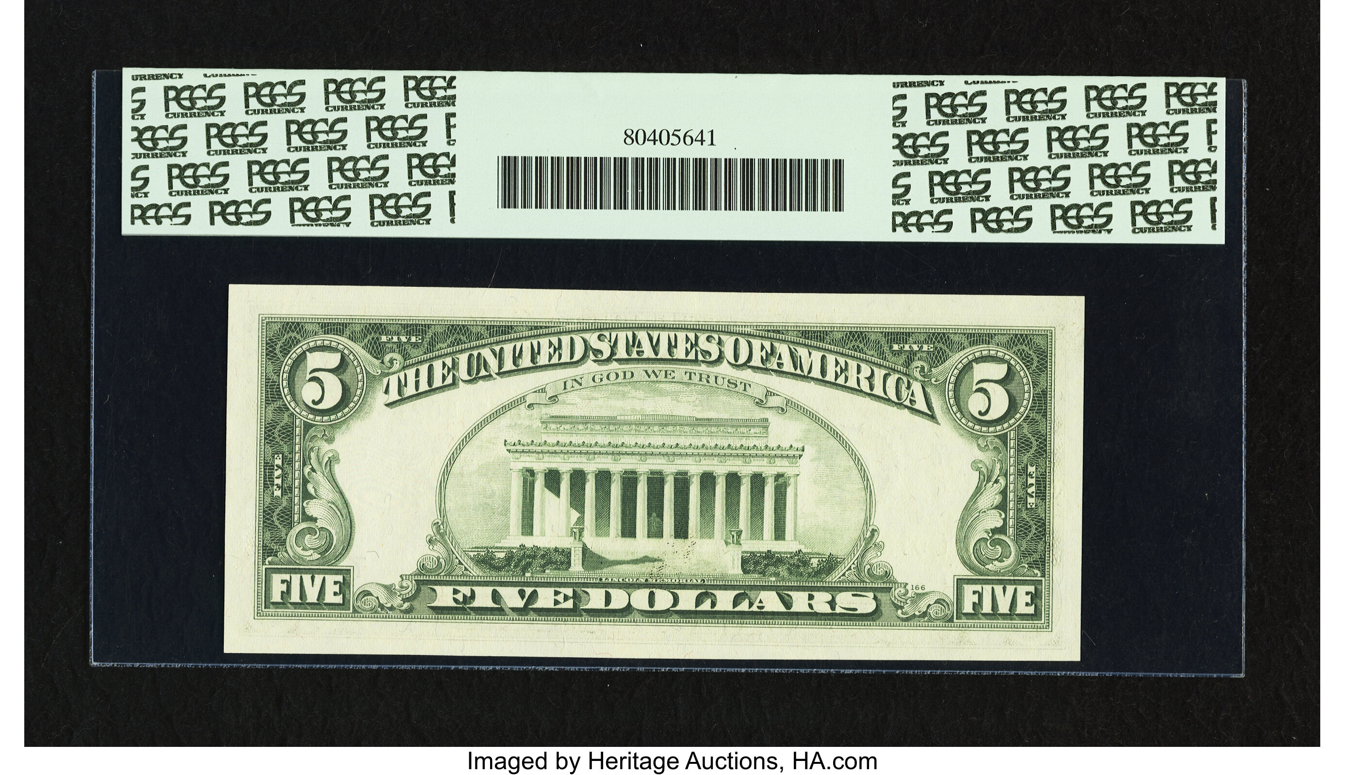 image for: Fr. 1971-G* $5 1969B Federal Reserve Star Note. PCGS Gem New 65PPQ....