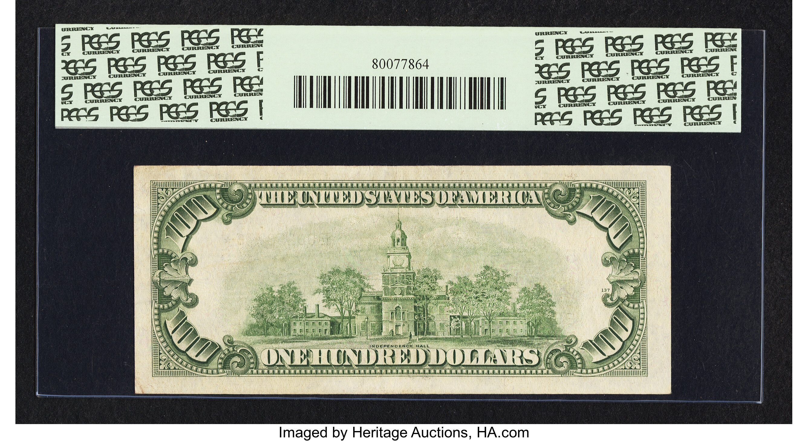 image for: Fr. 2158-E* $100 1950A Federal Reserve Star Note. PCGS Very Fine 35....