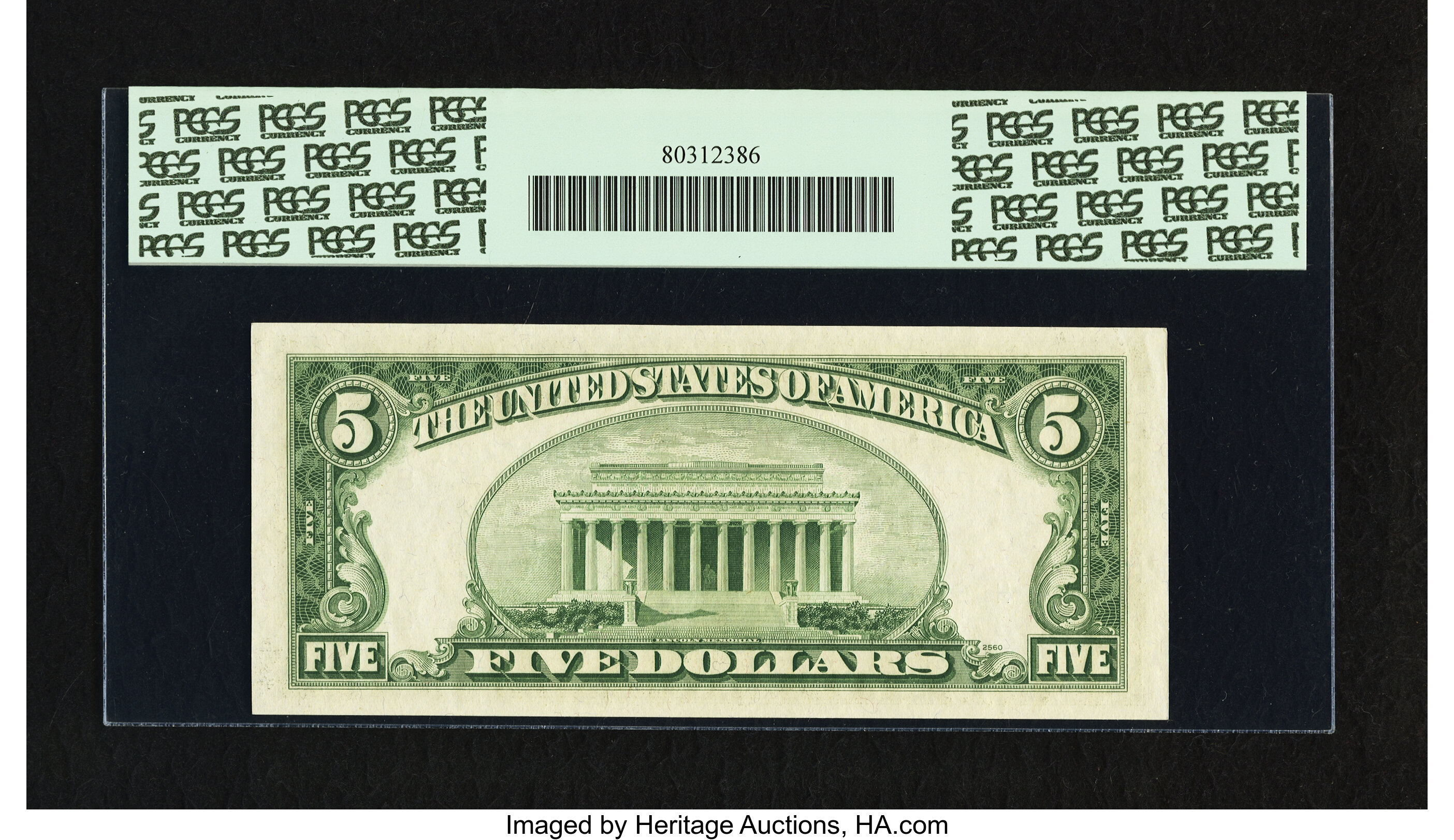 image for: Fr. 1965-H* $5 1950D Federal Reserve Note. PCGS Choice New 63PPQ....