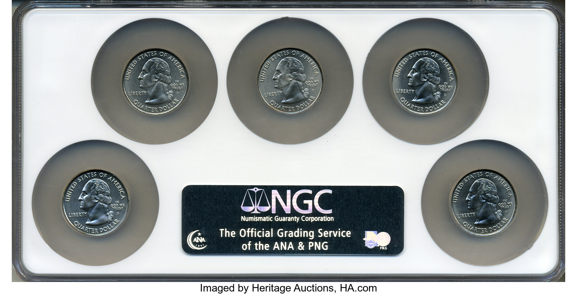 2007-D 25c Montana, Satin Finish MS62 thumbnail 4