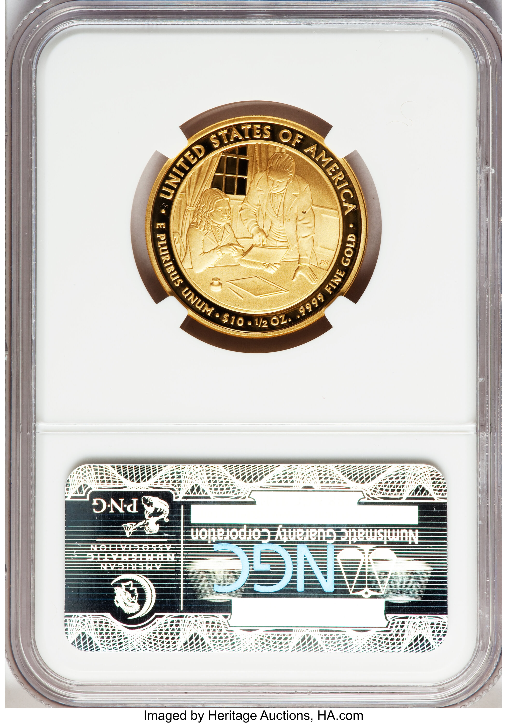 image for: 2009-W $10 Sarah Polk PR69 Ultra Cameo NGC. NGC Census: (0/0). PCGS Population (187/101).   (#404581)...