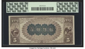 image for: San Francisco, CA - $5 1882 Brown Back Fr. 475 The San Francisco NB Ch. # (P)5096...