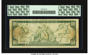 image for: Fr. 1084 $100 1914 Federal Reserve Note PCGS Apparent Very Fine 25....