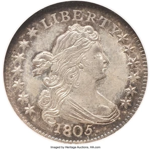 image for: 1805 10C 4 Berries MS66 NGC. JR-2, R.2....