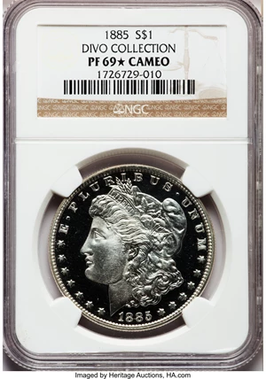 image for: 1885 $1 PR69 ★ Cameo NGC....