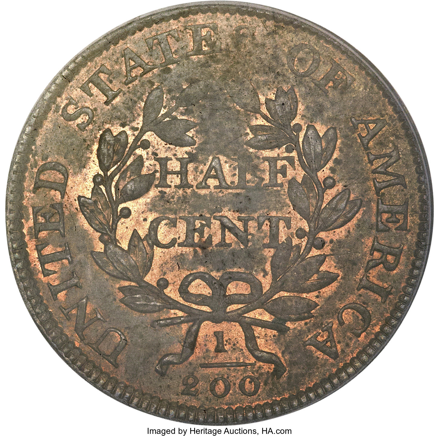1806 1/2c Large 6, Stems MS RB MS61 RB thumbnail 21