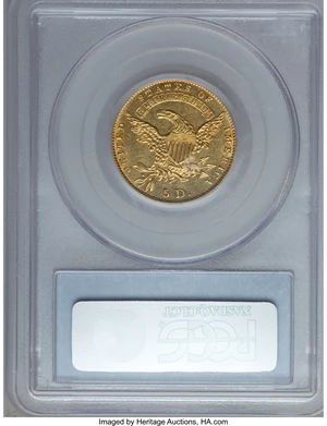 image for: 1829 $5 Small Date MS61 PCGS. CAC. Breen-6490, BD-2, R.7....