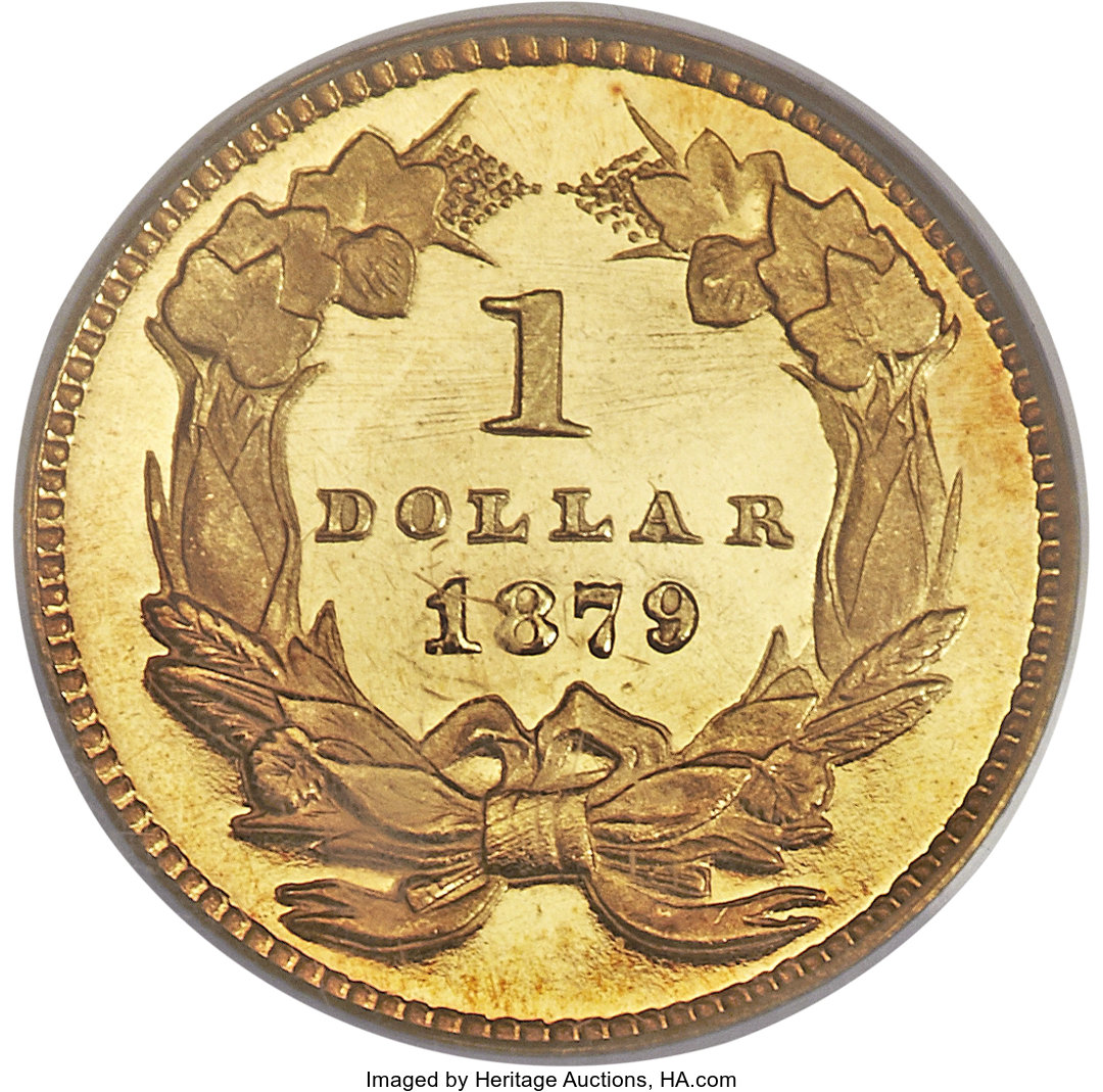 image for: 1879 G$1 PR66 Deep Cameo PCGS. CAC....