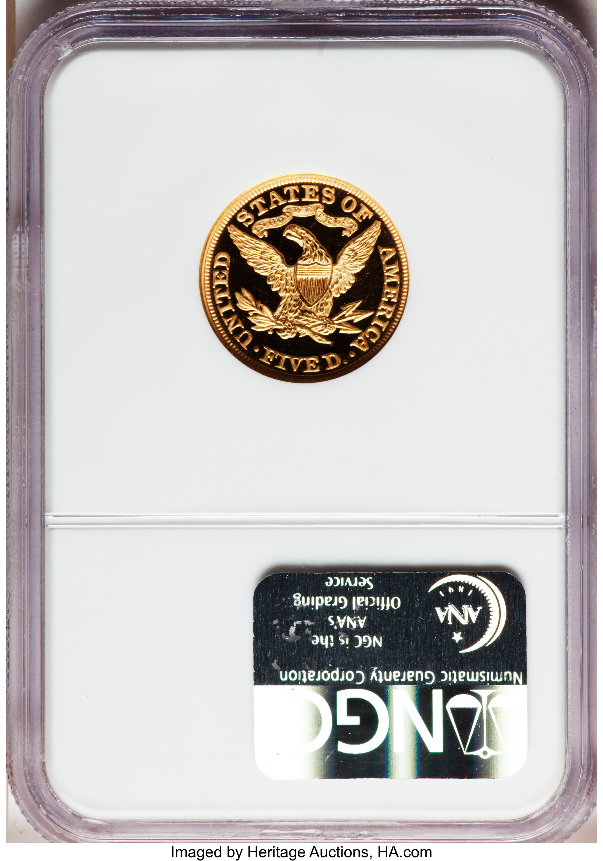 image for: 1893 $5 PR65 Ultra Cameo NGC....