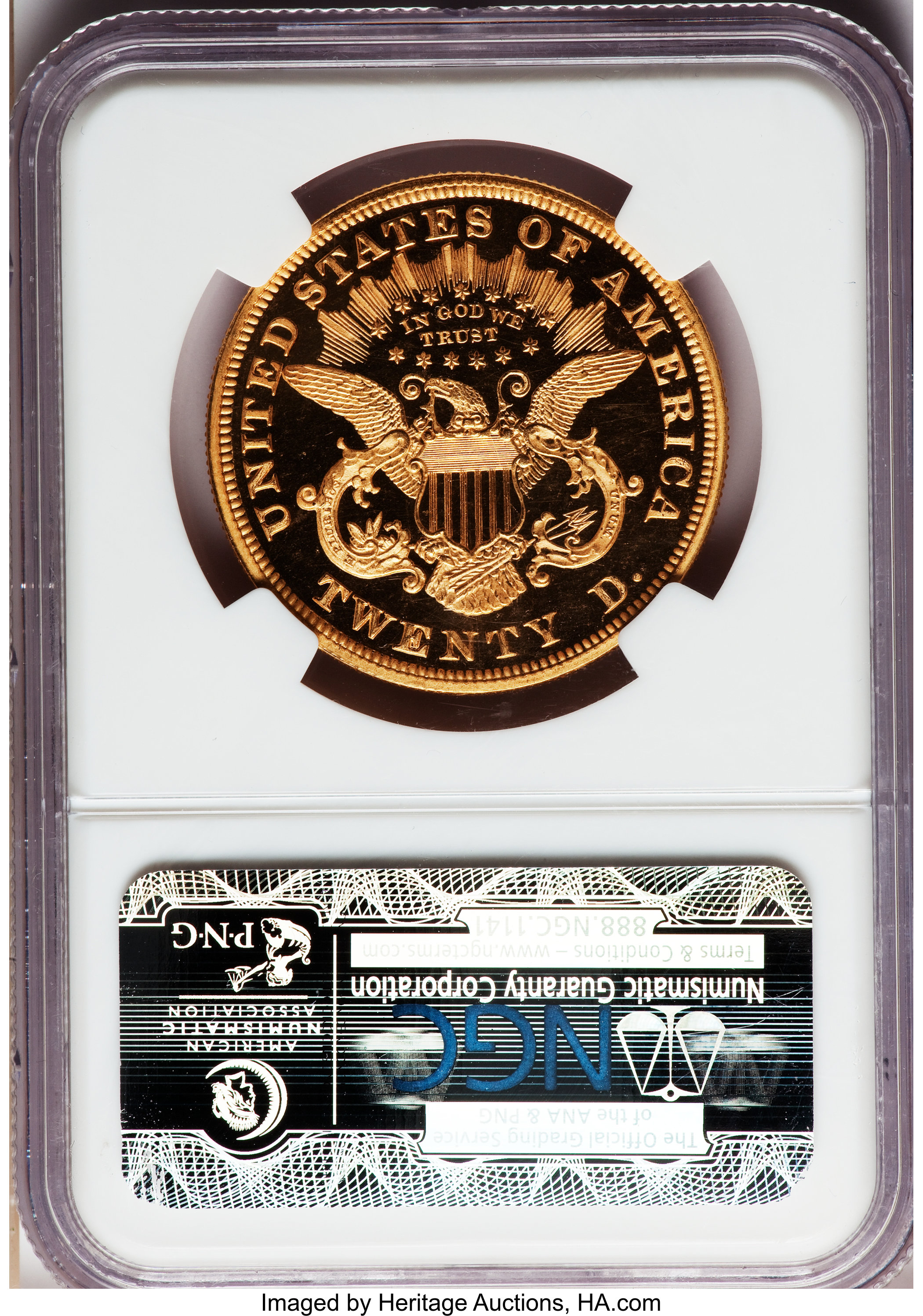 image for: 1874 $20 PR64  ★  Ultra Cameo NGC. CAC....