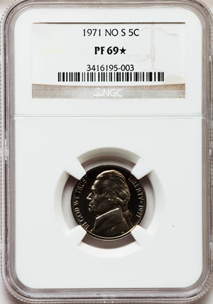 image for: 1971 5C No S PR69 ★ NGC....